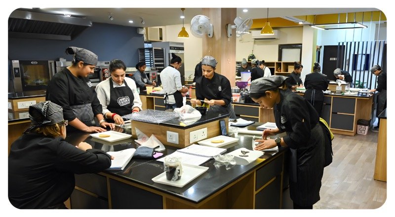 Truffle Nation Delhi campus — professional pastry kitchen