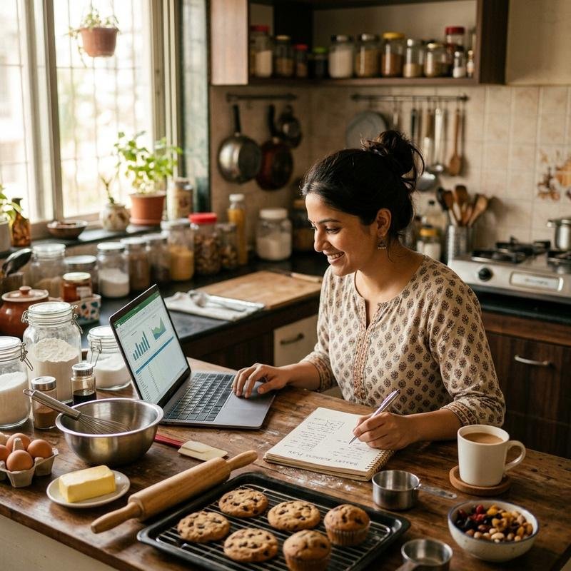 Eggless macarons and tarts produced by Truffle Nation students in professional training