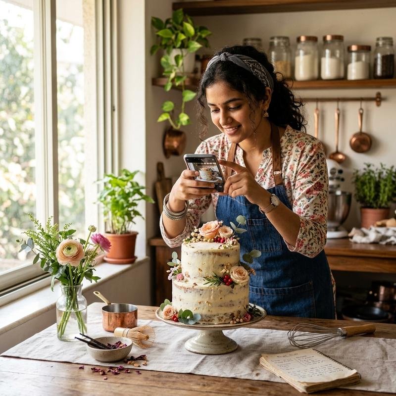 Commercial bakery equipment setup: deck oven, planetary mixer and stainless steel prep station