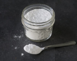 You can use cream or tartar in place of baking powder.