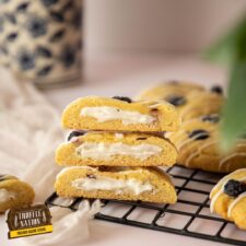 Eggless Blueberry Cheesecake Cookies-image